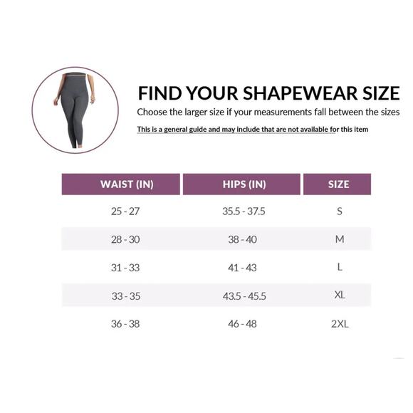 Brand New Curveez Women's Medium Curvy Hi Waist Shaping Leggings Grey - Picture 9 of 14